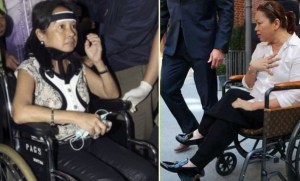 Arroyo, left, and Napoles