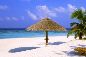 Boracay's white sandy beach