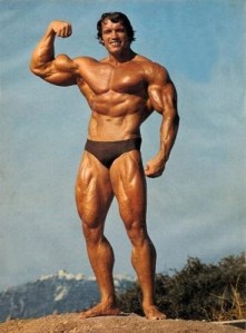 Arnold Schwarzenegger, a.k.a. Mr. Universe