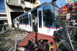 Recent derailment of an MRT train