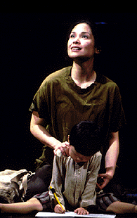 Salonga as Kim in 'Miss Saigon,' 25 years ago