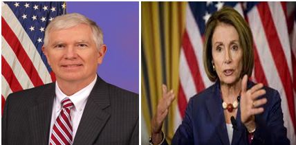 Brooks, left, and Pelosi