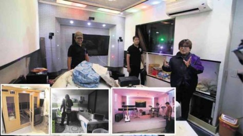 Philippine Justice Secretary Leila de Lima inspecting the luxury cells at the New Bilibid Prison 