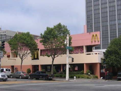 Now closed: McDonald's on Van Ness Street in San Francisco