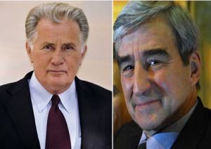 Sheen, left, and Waterston