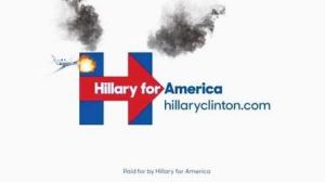 Photoshopped version of Hillary's campaign logo