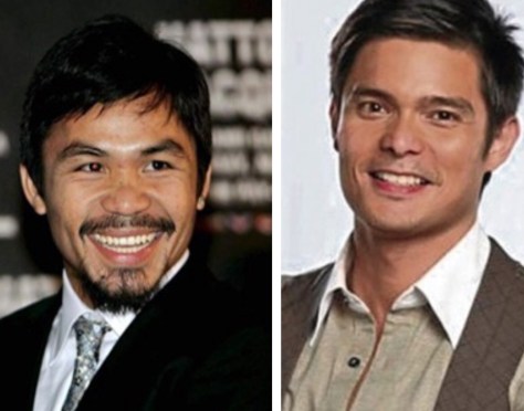 Pacquiao, left, and Dantes