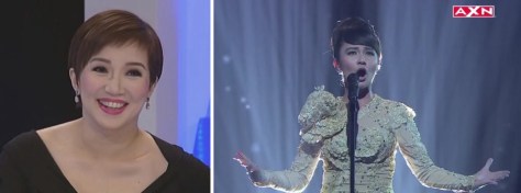 Aquino, left, and Flores