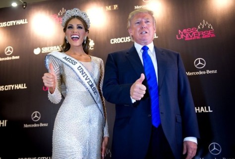 2013 Miss Universe Gabriela Isler with Donald Trump