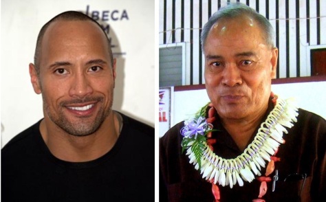 The Rock, left, and The Governor