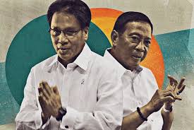 Roxas, left, and Binay