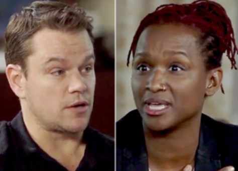 Damon, left, and Brown