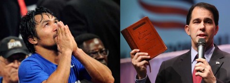 Pacquiao, left, and Walker