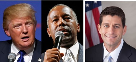 Trump, Carson, Ryan