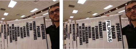 Before, left, and after