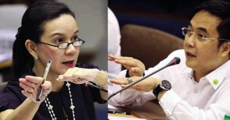 Senator Grace Poe and Transportation Secretary Joseph Abaya originating Hand Jive 2.0