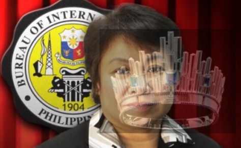 Commissioner Henares and the Miss Universe crown