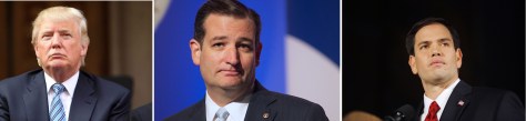 Trump, Cruz, Rubio