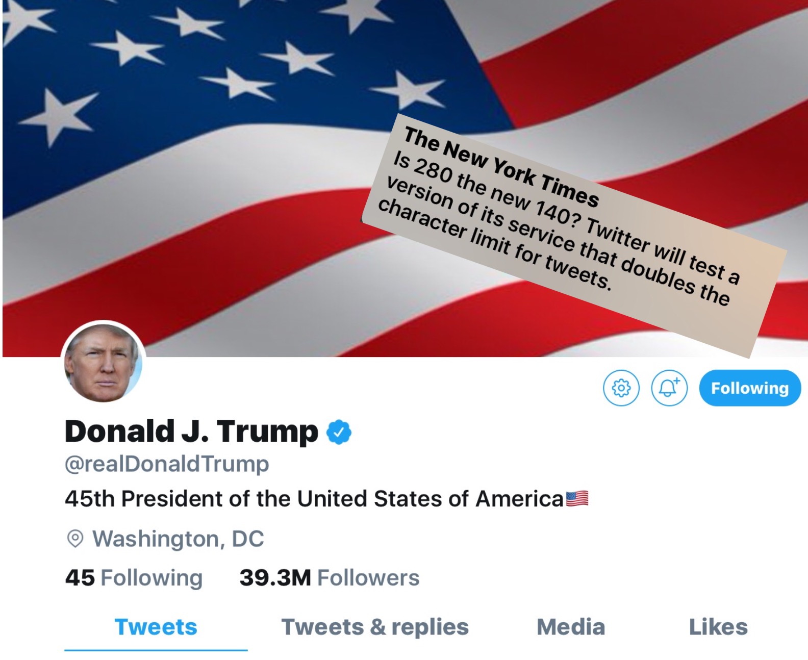 BREAKING Twitter To Test 280Character Limit, Starting With Trump