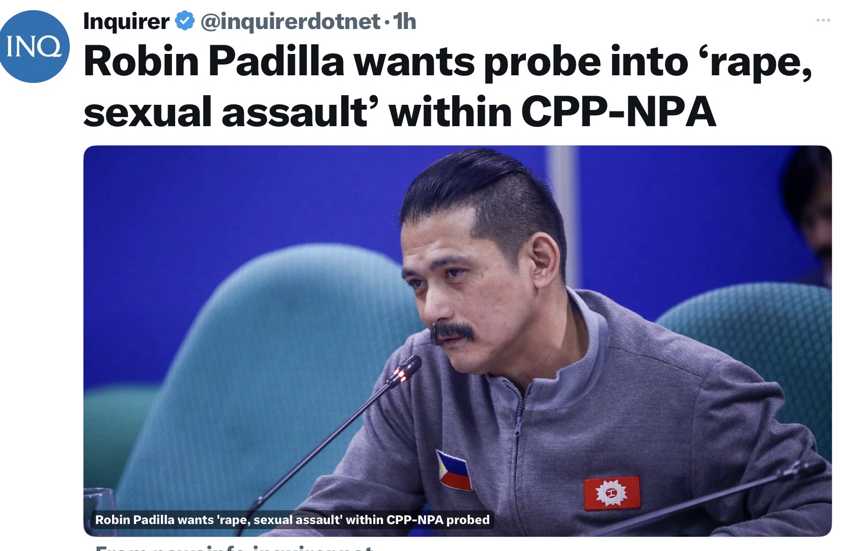 The Brilliant Senator Robin Padilla The Adobo Chronicles